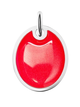 Шарм в форме овала (красный) для бесконтактной оплаты