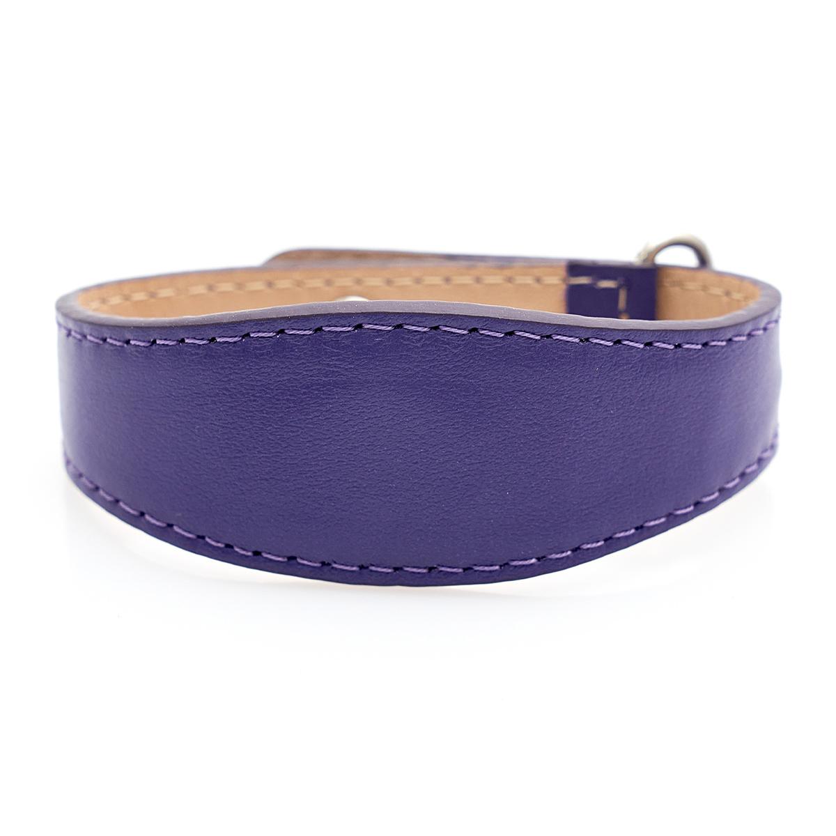 Фиолетовый кожаный браслет для бесконтактной оплаты