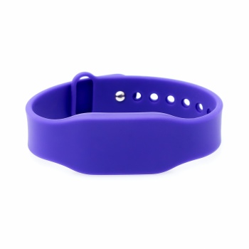 Фиолетовый силиконовый браслет для бесконтактной оплаты