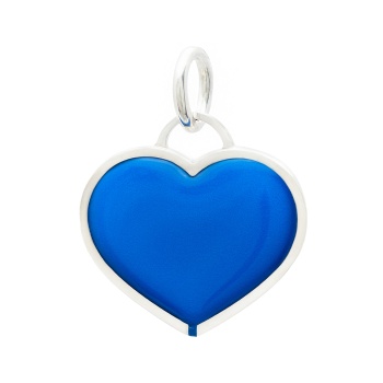 Шарм "Сердце" Синее для бесконтактной оплаты