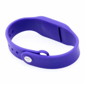 Фиолетовый силиконовый браслет для бесконтактной оплаты